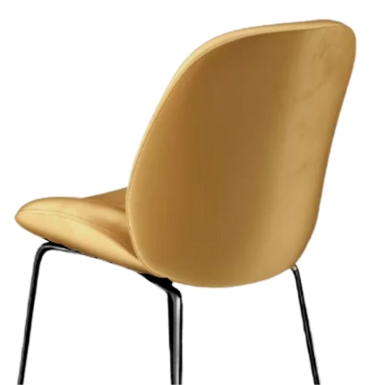 Avery Classic Gold Velvet Barstool Set of 2 - Image 5