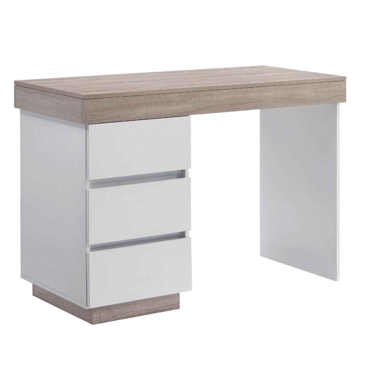 white wood table desk