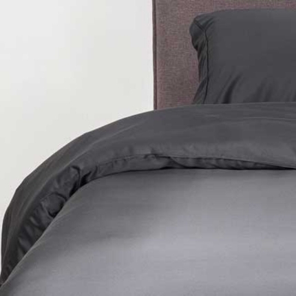 Better Dream 100% Organic Bamboo Duvet Cover Set A Charcoal - Image 3