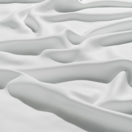 Better Dream 100% Organic Bamboo Flat Sheet A  White - Image 3
