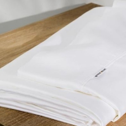 Better Dream 100% Organic Bamboo Flat Sheet A  White - Image 4
