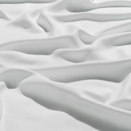 Better Dream 100% Organic Bamboo Fitted Bed Sheet Set A White - Image 4