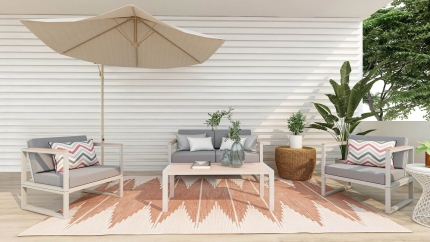 Dana White Outdoor Coffee Table - Image 5