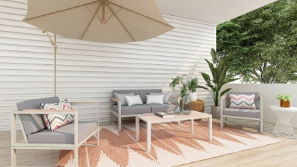 Dana White Outdoor Coffee Table - Image 4