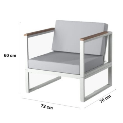 Dana White 1-Seater Outdoor Sofa - Image 2
