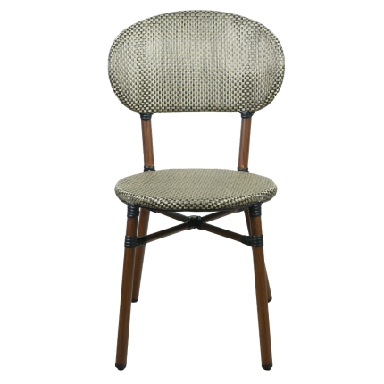 Skyler Style-savvy Outdoor Dining Chair Set of Two Natural White - Image 3
