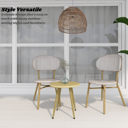 Skyler Style-savvy Outdoor Dining Chair Set of Two Dark - Image 6