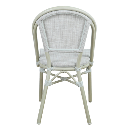 Morris White French Flair Outdoor Dining Chair Set - Image 5