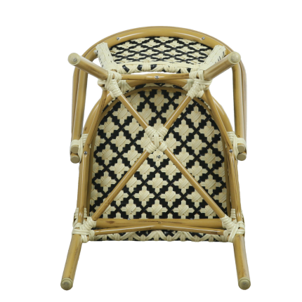 Lana Brown Outdoor Dining Chair Set - Image 4