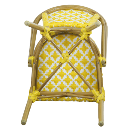 Lana Yellow Outdoor Dining Chair Set - Image 4