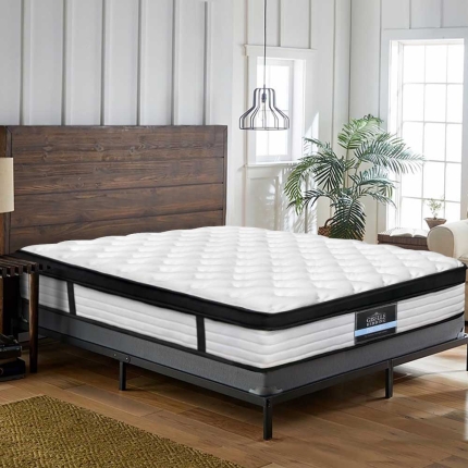 Giselle Bedding Devon Euro Top Pocket Spring Mattress 31cm Thick â€“ Double - Image 8