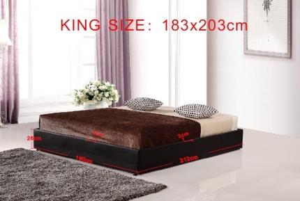 PU Leather King Bed Ensemble Frame - Image 7