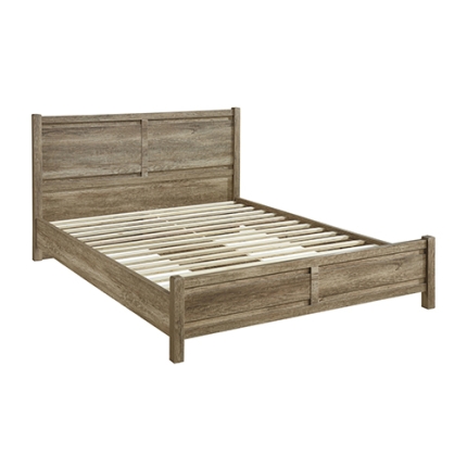 Cielo Bedframe Queen Size Oak - Image 2