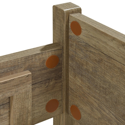 Cielo Bedframe Queen Size Oak - Image 3