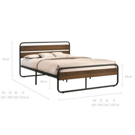 Molly Industrial Bed King Size - Image 5