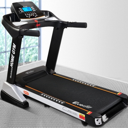 Everfit Electric Treadmill 48cm Incline Running Home Gym Fitness Machine Black - Image 8