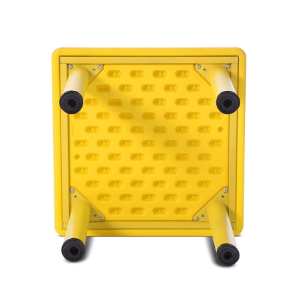 Keezi 5 Piece Kids Table and Chair Set - Yellow - Image 10