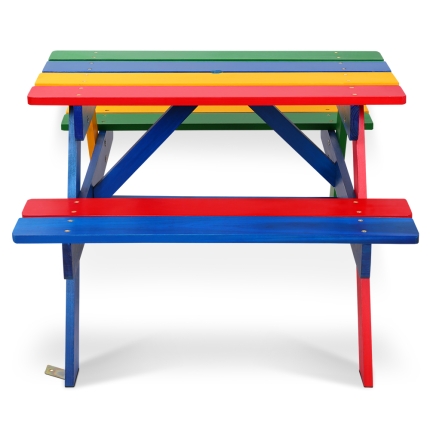 Keezi Kids Wooden Picnic Bench Set - Image 3