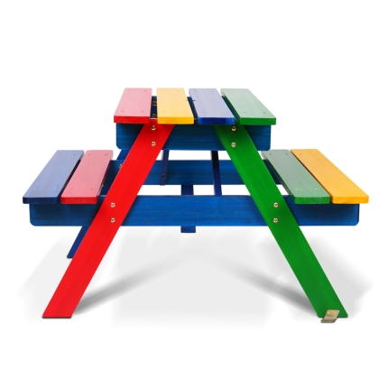Keezi Kids Wooden Picnic Bench Set - Image 4