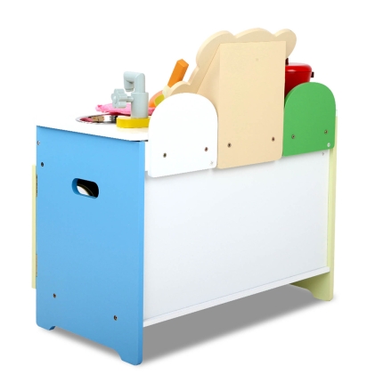 Keezi 10 Piece Kids Kitchen Play Set - Image 6