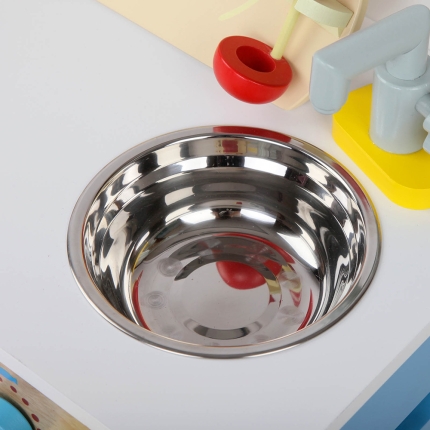 Keezi 10 Piece Kids Kitchen Play Set - Image 8
