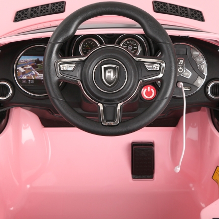 Rigo Kids Ride On Car  - Pink - Image 10