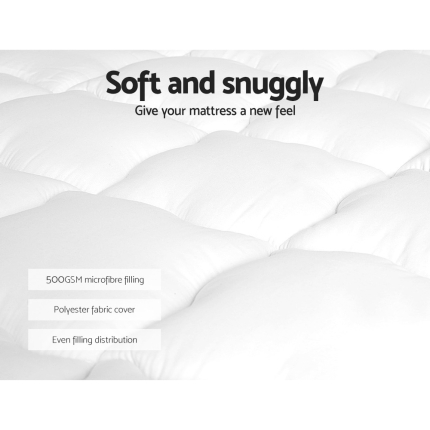 Giselle Bedding Mattress Topper Pillowtop - Single - Image 4