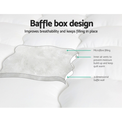 Giselle Bedding Mattress Topper Pillowtop - Single - Image 5