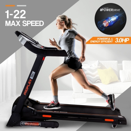 PROFLEX Electric Treadmill Exercise Machine Fitness Home Gym Equipment - Image 2