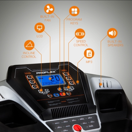 PROFLEX Electric Treadmill Exercise Machine Fitness Home Gym Equipment - Image 3