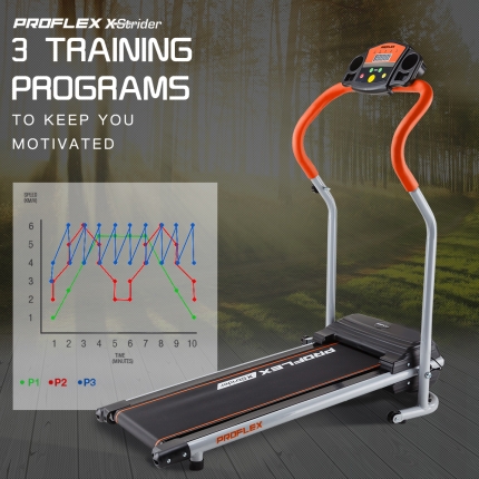 PROFLEX Electric Mini Walking Treadmill Compact Fitness Machine Exercise Equipment - Image 5