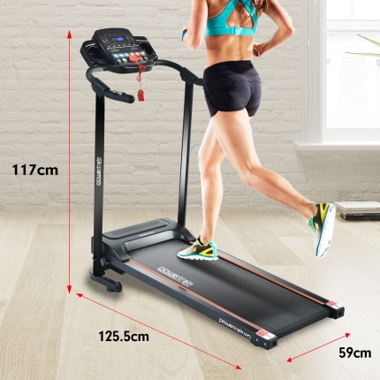 Powertrain V25 Foldable Treadmill Home Gym Cardio Walk Machine - Image 4