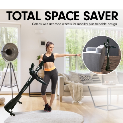 Powertrain V25 Foldable Treadmill Home Gym Cardio Walk Machine - Image 5