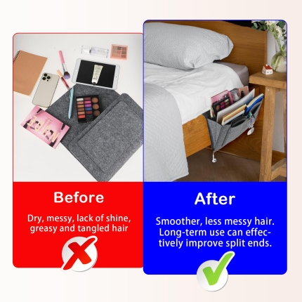 Bed Organiser Bed Caddy Sofa Organiser Bedside Organiser Book Magazines Organiser Grey - Image 4