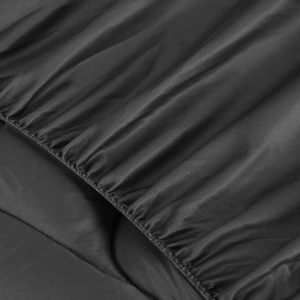 Ramesses 1000GSM Charcoal Mattress Topper Double - Image 4