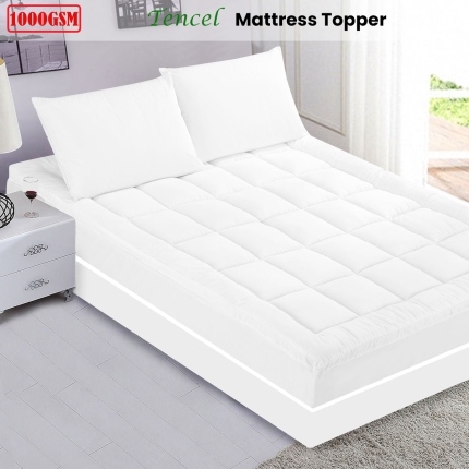 Ramesses 1000GSM Tencel Mattress Topper King Single - Image 2