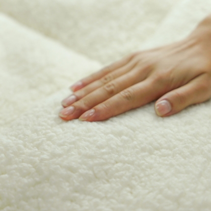 Ramesses 1600GSM Sherpa Winter Mattress Topper King Single - Image 3